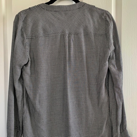 SOLD PAIGE Ruffle Houndstooth Blouse top blouse sh - Picture 3 of 6